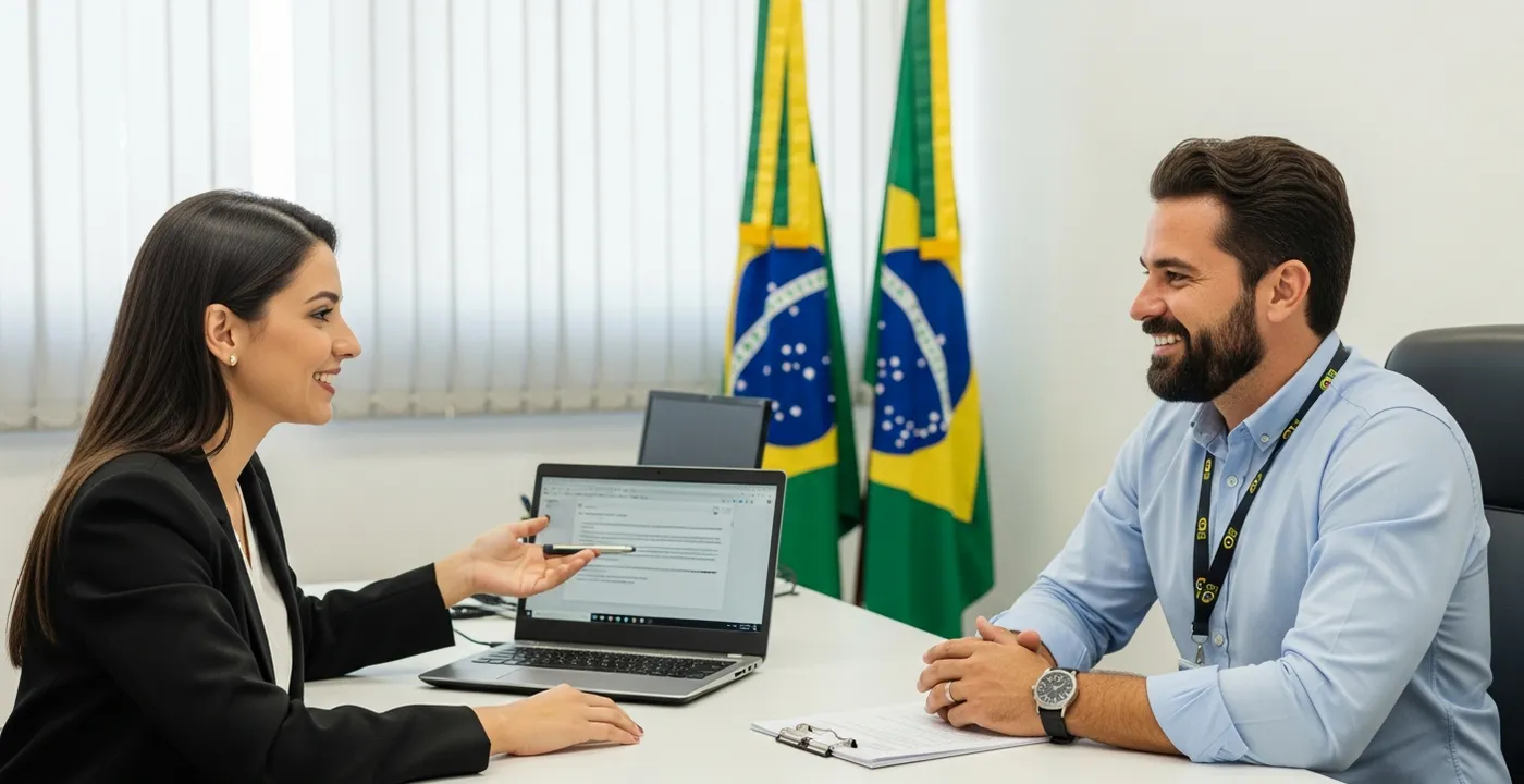 Consultora de TI e representante comercial trabalhando como revendedora de software para prefeituras